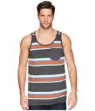 Rip Curl Rapture Tank Top (charcoal 1) Men's Short Sleeve Button Up