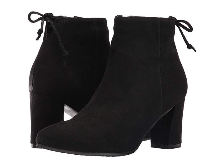 Blondo Tiana Waterproof Bootie (black Suede) Women's  Boots