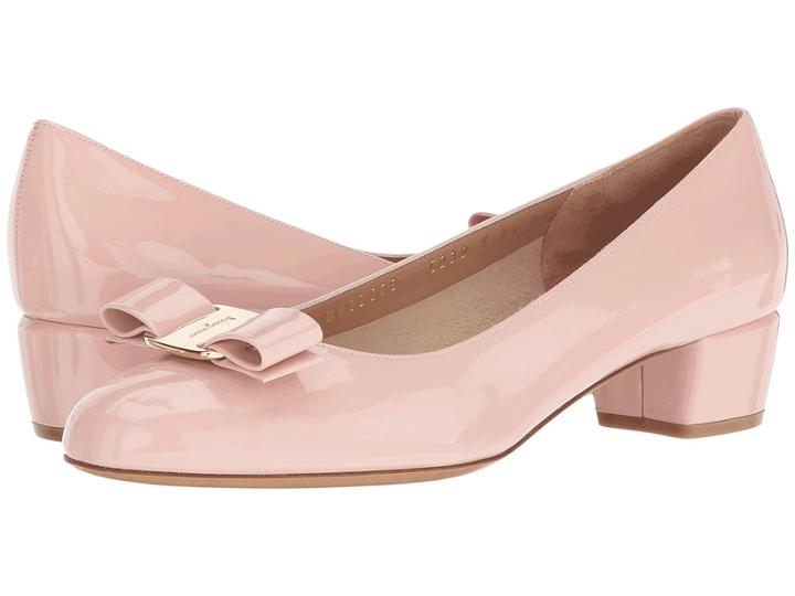 Salvatore Ferragamo Vara 1 (bon Bon Naplak Pesan) Women's 1-2 Inch Heel Shoes