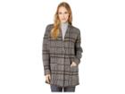 Frye Rhiley Overcoat Cardigan (multi Plaid) Women's Sweater