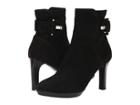 Aquatalia Rachele (black Suede/stretch Suede) Women's Shoes