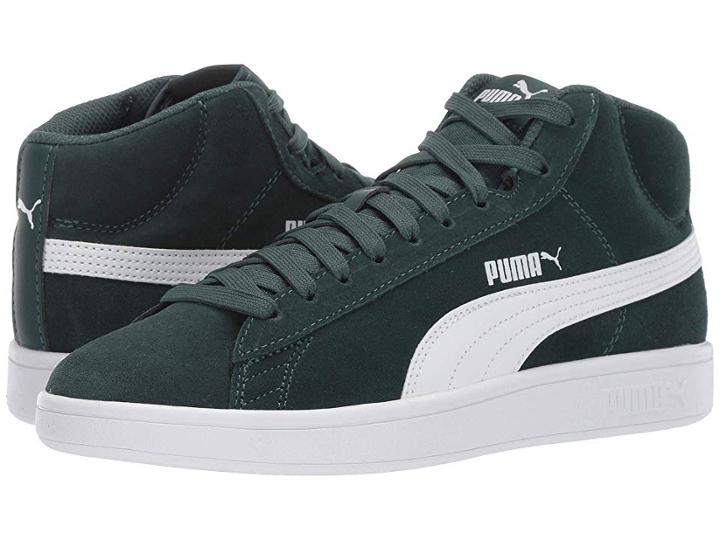 Puma Puma Smash V2 Mid Sd (ponderosa Pine/puma White) Men's Shoes