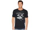 Lucky Brand Triumph All Over Tee (jet Black) Men's T Shirt