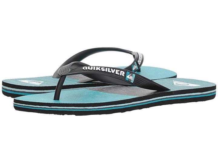 Quiksilver Molokai Print (black/grey/blue) Men's Sandals