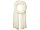 Echo Design Solid Crinkle Wrap Scarf (white Sand) Scarves
