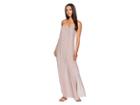 American Rose Ophelia Tie-back Maxi Dress (mauve) Women's Dress