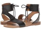 Franco Sarto Glenys (black Polly Lux Leather) Women's Sandals