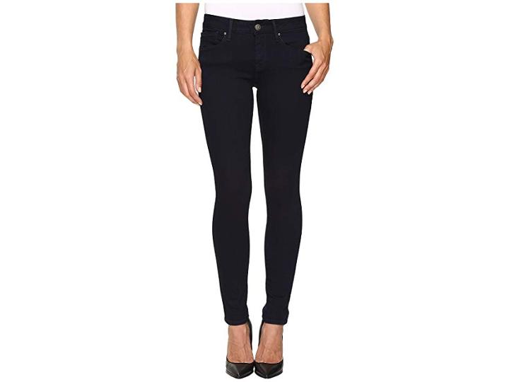 Mavi Jeans Alexa Mid-rise Skinny In Dark Shanti (dark Shanti) Women's Jeans