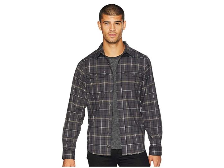 Mountain Hardwear Stretchstone Long Sleeve Shirt (shark) Men's Long Sleeve Button Up