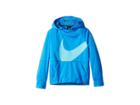 Nike Kids Therma Pullover Training Hoodie (little Kids/big Kids) (light Photo Blue) Boy's Sweatshirt