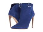 Alexander Mcqueen Horn Heel Bootie (saphire) High Heels
