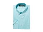 Lauren Ralph Lauren Classic Fit No-iron Cotton Dress Shirt (aqua Marine/white) Men's Long Sleeve Button Up