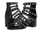 Steve Madden Mania Block Heeled Sandal (black Multi) Women's Shoes