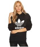Adidas Originals Trefoil Hoodie (black 1) Women's Long Sleeve Pullover