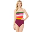 Robin Piccone Suzie Bandeau One-piece (multi) Women's Swimsuits One Piece