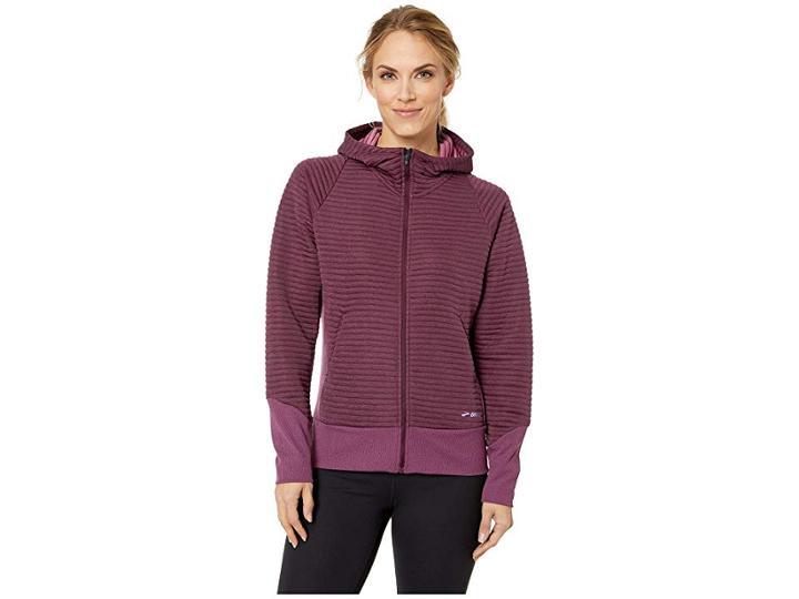 Brooks Fly-by Hoodie (iris) Women's Coat