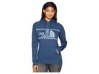 The North Face Edge To Edge Pullover Hoodie (blue Wing Teal) Women's Sweatshirt