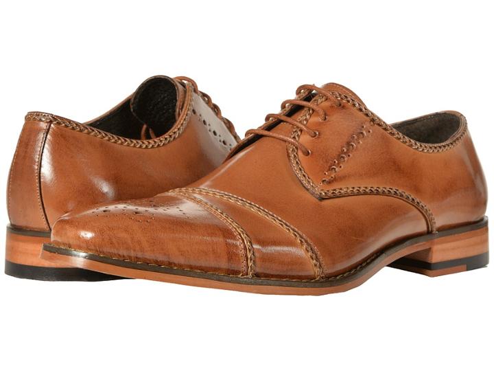 Stacy Adams Talbot (tan) Men's Lace Up Cap Toe Shoes