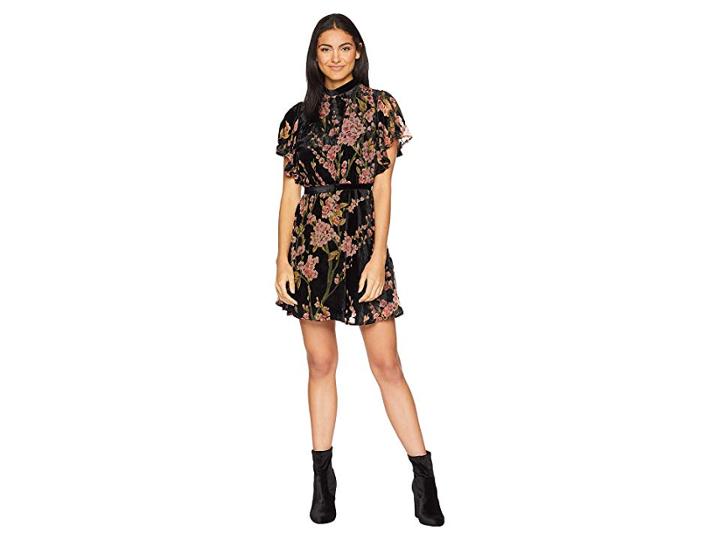 Bishop + Young Victoria Burnout Mini Dress (assorted) Women's Dress