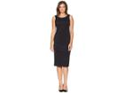 Calvin Klein Sheath Dress With Pearl Detail Cd8m19nd (black) Women's Dress