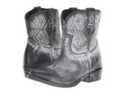 Frye Billy Stud Short (black Waxed Full Grain) Women's  Boots