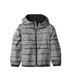 Columbia Kids Pixel Grabber Iitm Wind Jacket (little Kids/big Kids) (black Stripe/black) Boy's Coat