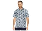 Tommy Bahama Tulum Terrace Camp Shirt (ocean Deep) Men's Clothing