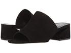 Via Spiga Porter (black Suede) Women's Slide Shoes