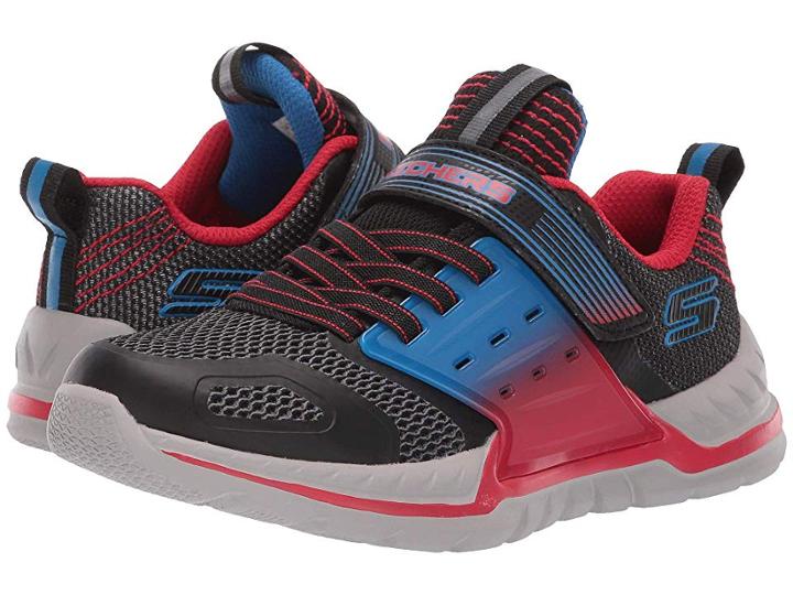 Skechers Kids Nitrate 2.0 97310l (little Kid/big Kid) (black/red) Boy's Shoes