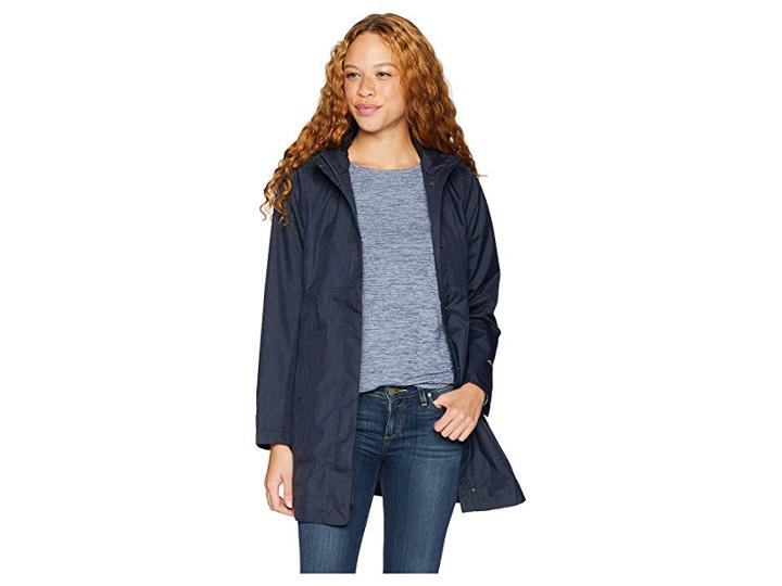 Eddie Bauer Mackenzie Trench Coat (navy) Women's Coat