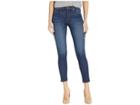 J.crew 9 High-rise Toothpick Jeans In Dark Indigo Worn Wash (dark Indigo Worn Wash) Women's Jeans