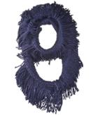 Vince Camuto Fringe Is A Loops Best Friend (navy) Scarves
