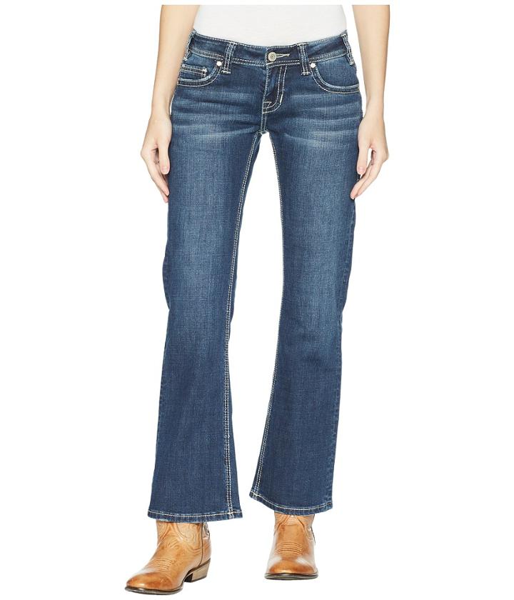 Rock And Roll Cowgirl Riding Bootcut In Dark Vintage W7-5090 (dark Vintage) Women's Jeans
