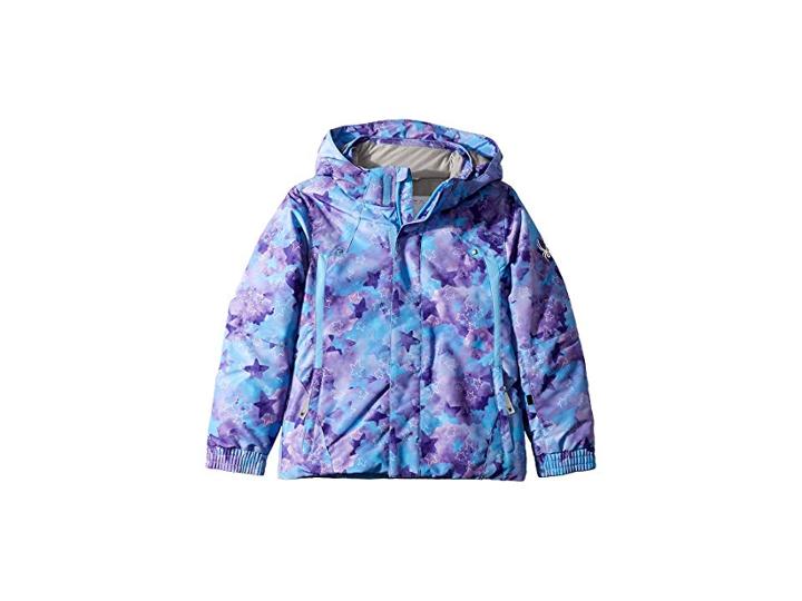 Spyder Kids Glam Jacket (toddler/little Kids/big Kids) (stargazer Blue Ice/blue Ice) Girl's Coat