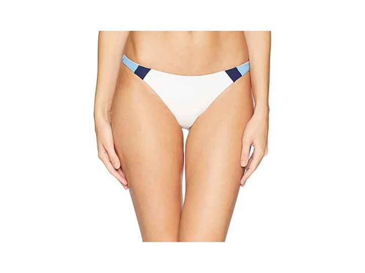 L*space Color Block Johnny Bottoms (cream/midnight Blue/ocean) Women's Swimwear