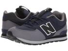 New Balance Kids 574 Breathe (little Kid) (navy/grey) Boy's Shoes