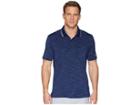 Adidas Golf Ultimate Heather Polo (collegiate Navy Heather/grey Three) Men's Clothing