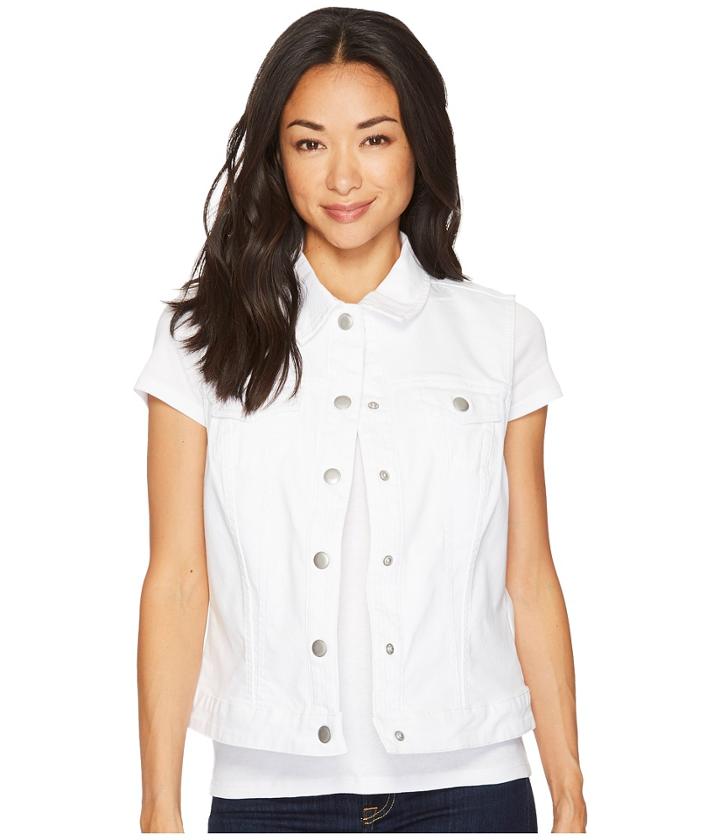 Tribal Jean Vest (white) Women's Vest