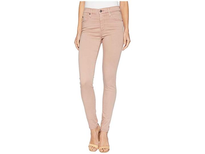 Ag Adriano Goldschmied Farrah Skinny Ankle In Sulfur Pale Wisteria (sulfur Wet Pasture) Women's Jeans