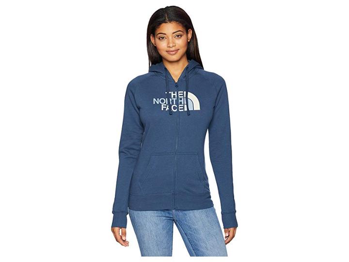 The North Face 1/2 Dome Full Zip Hoodie (blue Wing Teal Multi) Women's Sweatshirt
