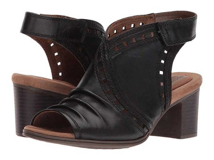 Rockport Cobb Hill Collection Cobb Hill Hattie Envelope (black Leather) Women's  Shoes
