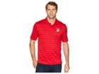 Champion College Wisconsin Badgers Textured Solid Polo (scarlet) Men's Short Sleeve Pullover