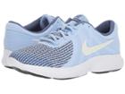Nike Kids Revolution 4 (big Kid) (royal Tint/metallic Summit White/diffused Blue) Girls Shoes