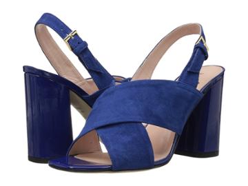 Kate Spade New York Christopher (cobalt Kid Suede/garden Blue Patent) Women's Shoes