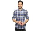 John Varvatos Star U.s.a. Mitchell Slim Fit Button Down Collar Sport Shirt W387t1b (cobalt) Men's Clothing