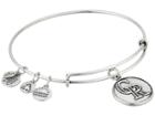 Alex And Ani Mlb(r) Colorado Rockies Charm Bangle (rafaelian Silver Finish) Bracelet