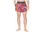 Boss Hugo Boss Mondrian Fish Swim Trunk (open Pink) Men's Swimwear