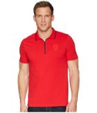 Puma Ferrari Polo (rosso Corsa 3) Men's Short Sleeve Pullover