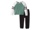Splendid Littles Long Sleeve Raglan Shirt Set (infant) (tree Line) Boy's Active Sets