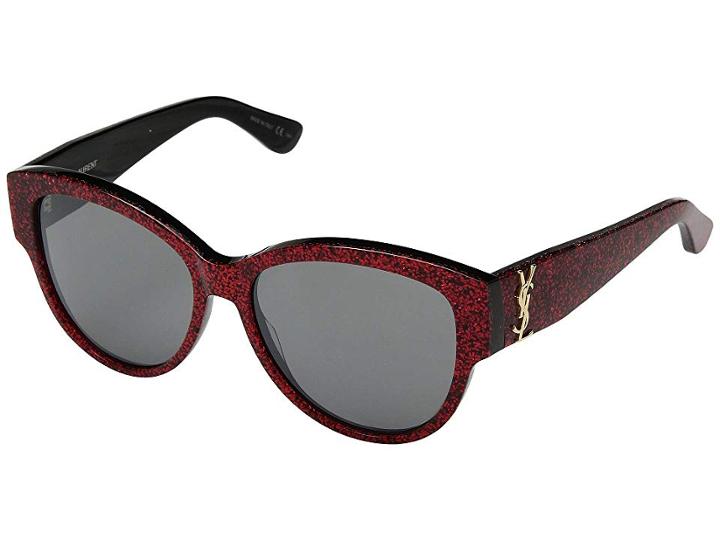 Saint Laurent Sl M3 (red/red/silver) Fashion Sunglasses
